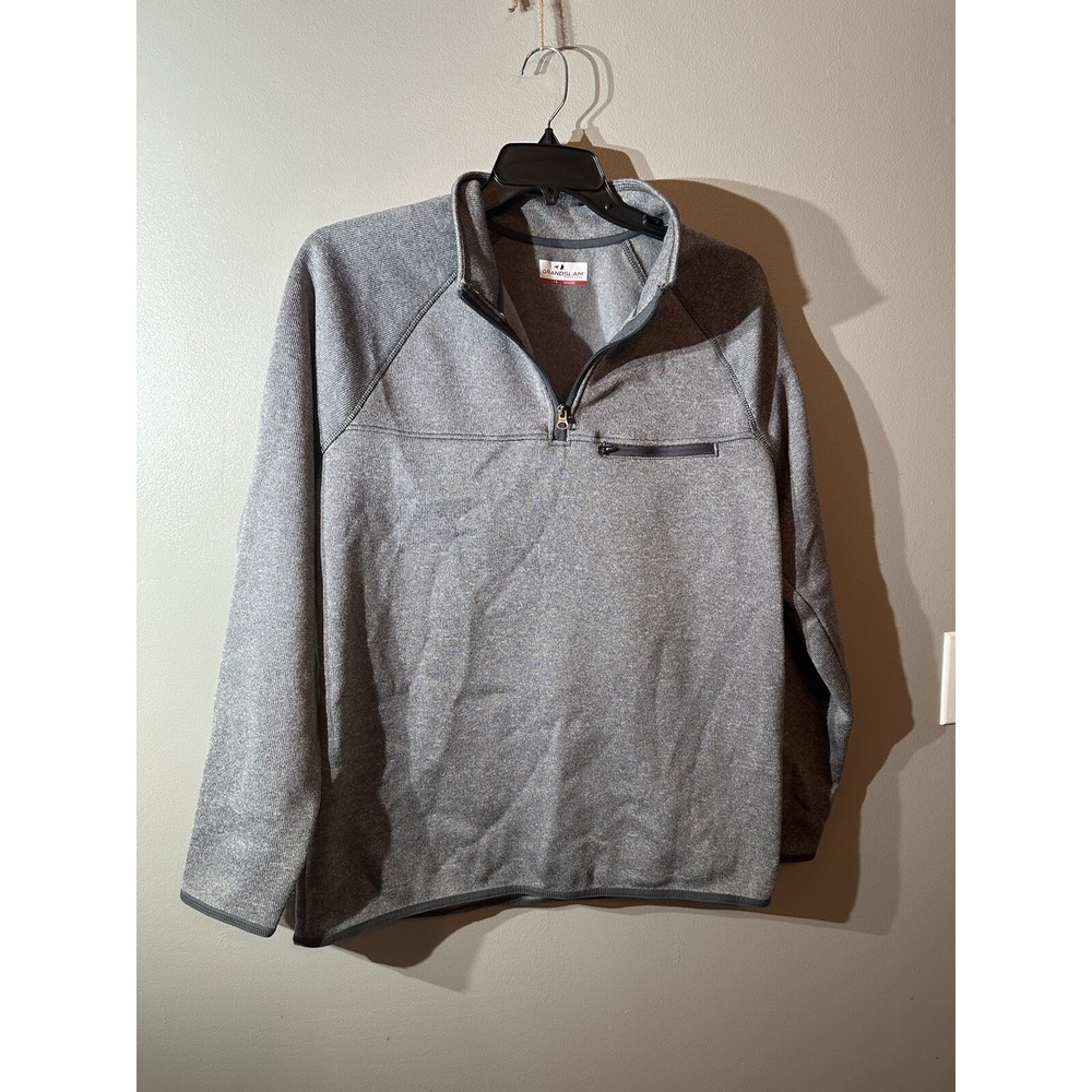 Grand Slam Size‎ Large Grey 1/4 Zip Pullover NWOT